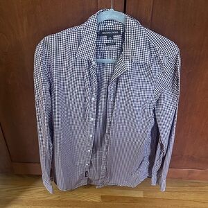 Michael Kors Men's Gingham Shirt - Black and White